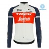 Set Fietsshirt Lange Mouw + Lange Koersbroek 2020 Trek-Segafredo N001 Winter Thermal Fleece